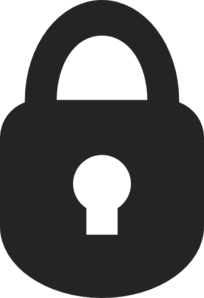 Padlock Icon Clip Art at Clker.com - vector clip art online, royalty