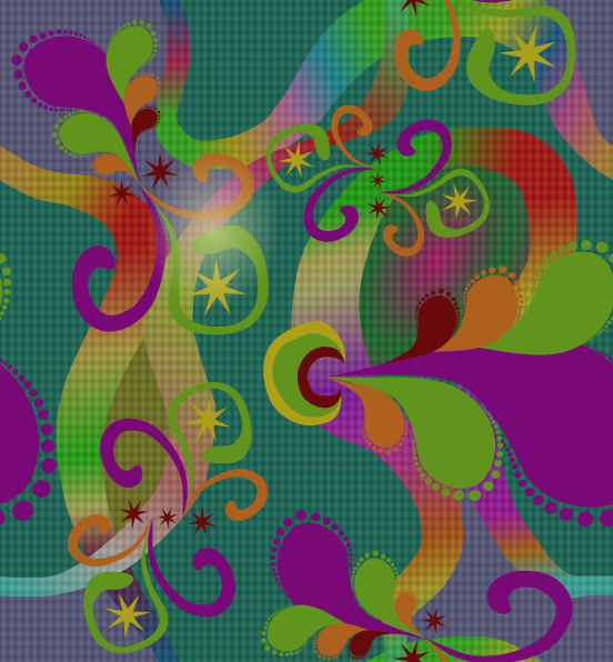 Colorful Paisley Pattern Clip Art at Clker.com - vector clip art online