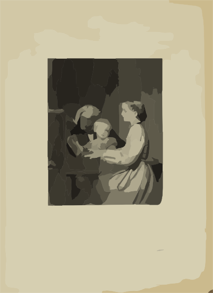 Mother Playing The Piano Clip Art at Clker.com - vector clip art online