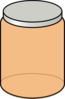 Orange Jar Clip Art