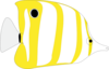 Yellow Tropical Fish Clip Art
