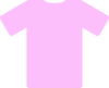 Pink Short Sleeve Shirt Clip Art
