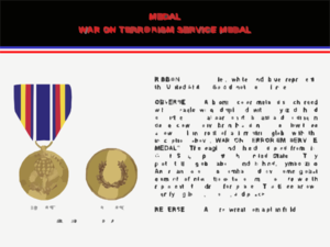 Global War On Terrorism Service Medal Clip Art