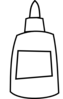 White Glue Bottle Clip Art