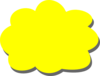 Yellow Cloud Wind Clip Art