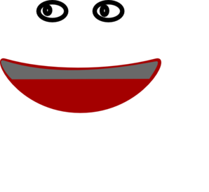 Big Smiling Face. Clip Art