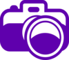 Grape Camera Icon Clip Art