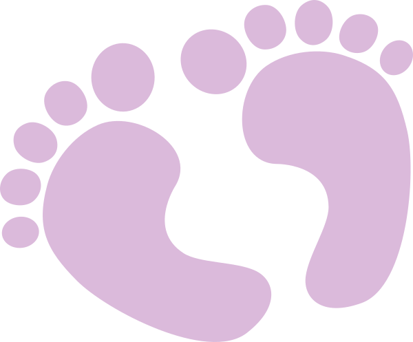 Pink Baby Feet Clip Art At Vector Clip Art Online Royalty