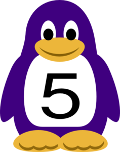 Birthday Penguin Clip Art