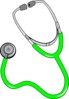 Green Stethoscope Clip Art