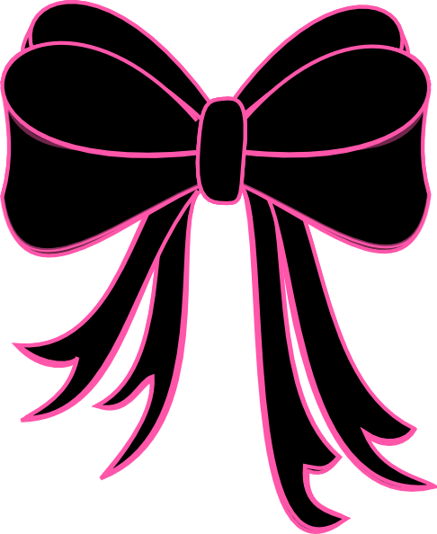 Black Bow Clip Art at Clker.com - vector clip art online, royalty free