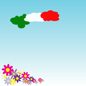 Italian Clouds Background Clip Art