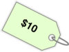 Price 10 Again Clip Art