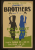 The Federal Theatre Div. Of Wpa Presents  Brothers  By Herbert Ashton Jr. Clip Art