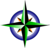 Compass Refreshing Green Clip Art