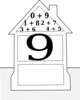 Number Street 9 Clip Art