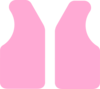 Light Pink Vest Clip Art