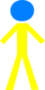 Male Yellow Clip Art