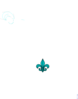 Ffs Fleur De Lis Teal Clip Art