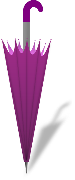 Closed Umbrella Clip Art at Clker.com - vector clip art online, royalty