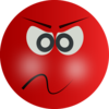 Angry Red Face Clip Art