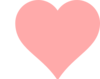 Baby Pink Heart Clip Art