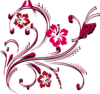 Butterfly Scroll Clip Art