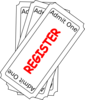 Register Ticket Button Vert Clip Art