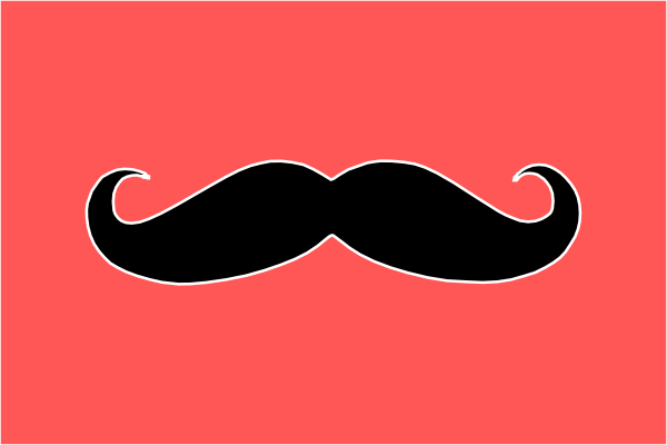 Mustache Clip Art at Clker.com - vector clip art online, royalty free