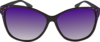 Purple Lense Sunglasses Clip Art