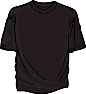 Black T-shirt Clip Art at Clker.com - vector clip art online, royalty ...