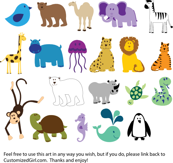 Animals Clip Art at Clker.com - vector clip art online, royalty free