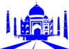 Blue Taj Mahal Clip Art