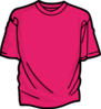 Pink T-shirt Clip Art at Clker.com - vector clip art online, royalty ...