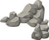 Rock Rubble Corner Clip Art