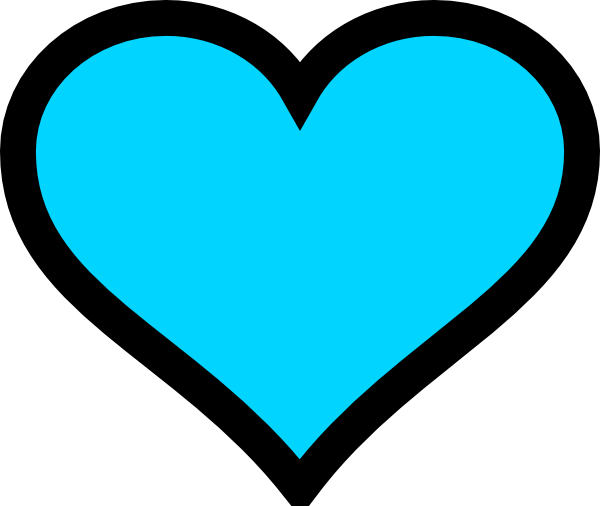 Turquoise Heart Clip Art at vector clip art online, royalty