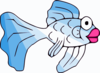 Blue Fish Clip Art