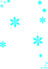 Scattered Snowflakes Clip Art