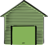 Green Shed Clip Art