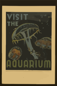 Visit The Aquarium Clip Art