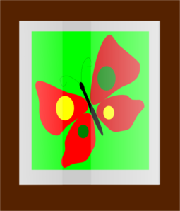Butterfly Frame Clip Art