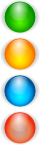 Colored Bullets Clip Art