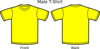 Yellow T-shirt Clip Art