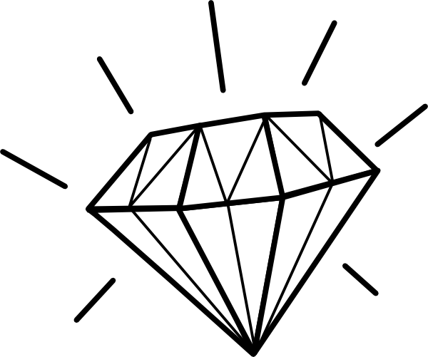 clipart diamond 1