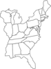 Eastern U.s. Map Clip Art