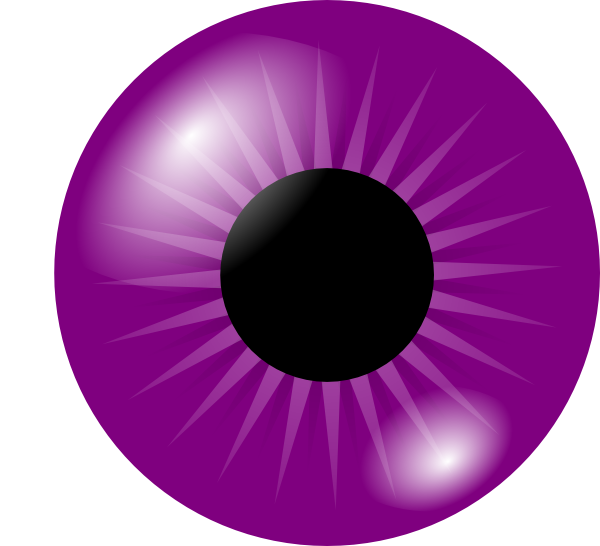Purple Eye Clip Art at Clker.com - vector clip art online, royalty free