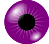 Purple Eye Clip Art