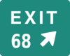 Exit68 Clip Art