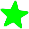 Green Star Clip Art