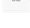 Larger Exit Ticket Clip Art